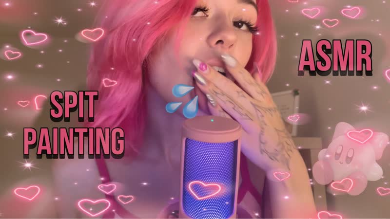 Asmr nas spit paintiing ( 5 different ways )