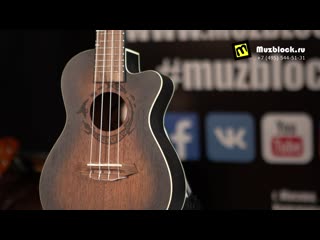 Flight duc380 ceq amber электроакустическое укулеле
