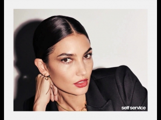 Self service magazine portrait of lily aldridge (2016)