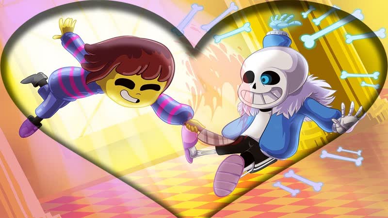 Санс + фриск = любовь? undertale на русском с озвучкой underchoice
