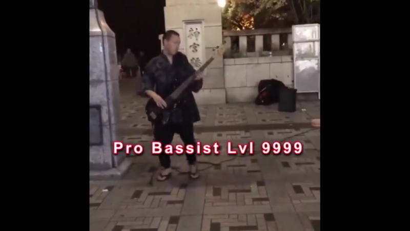 Pro bassist level 9999