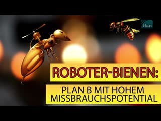 Roboter bienen plan b mit hohem missbrauchspotenzial