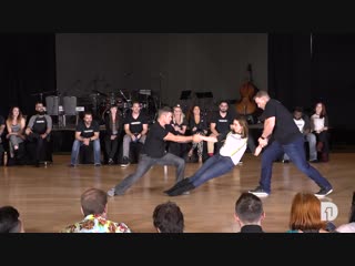 Kyle redd, brad whelan and tara trafzer 2nd place invitational 3 for all swingta