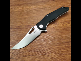 Super sharpness test kubey ku149a folding knife d2 steel blade g10 handle