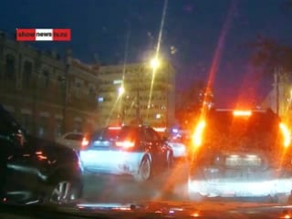 Тау разбойник на range rover ушёл от ппс, побив 8 тачек (видеорегистратор)