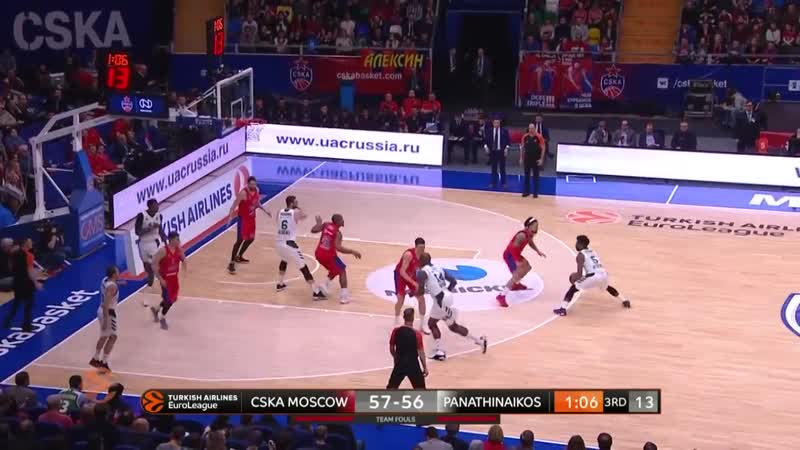 Cska moscow panathinaikos opap athens highlights turkish airlines euroleague