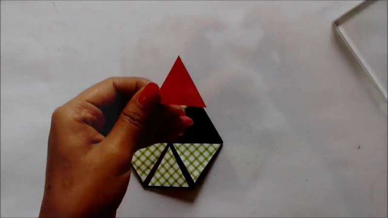 Hexaflexagon colour changing hexagon tutorial by srushti patil