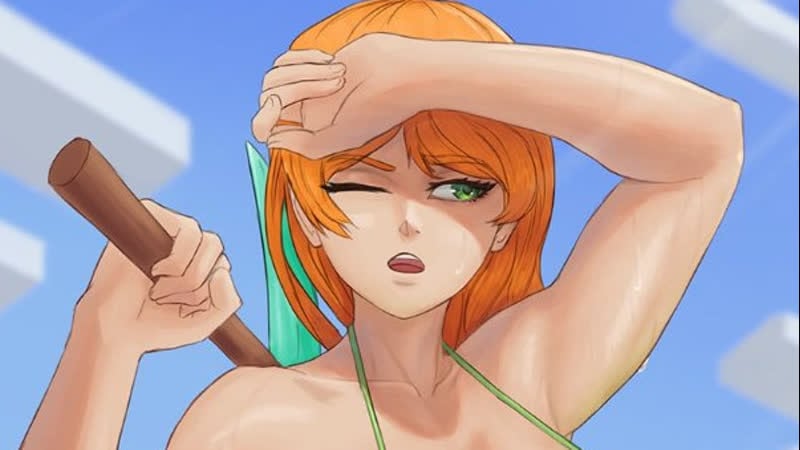 Защитить стива (майнкрафт аниме)