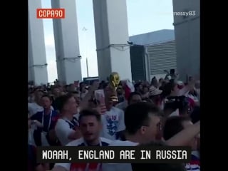 Wooooah england are in russia #ф2018