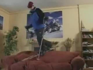 Весёлый лыжник