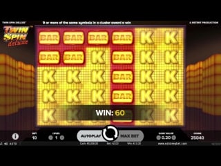 Twin spin deluxe casino slot from netent