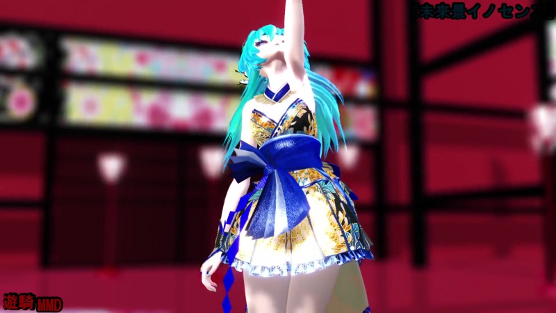 【mmd tda】『未来景イノセンス』【1440p 60fps or wqhd】kimono miku