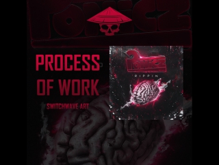 Switchwave art – process of work for «rippin» by ponicz