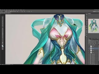 Sakimichan term 35 fantasy elf dress videotutorial