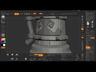 [3dex] autodesk maya 2019, zbrush, painter stylized mug