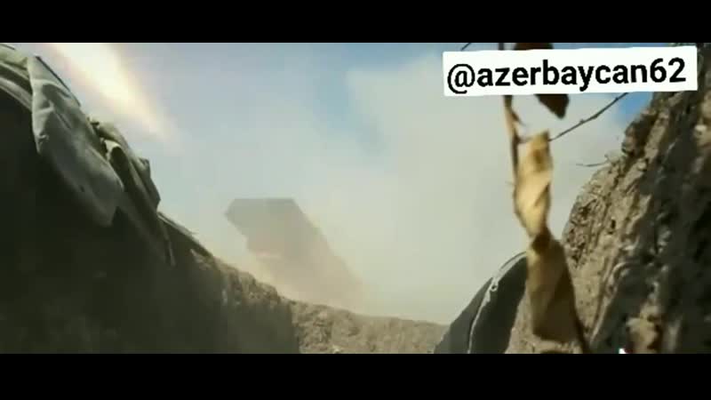 Работа азербайджанской 122 мм рсзо бм 11 в нагорном карабахе