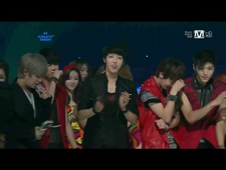 [110901] mnet «m!countdown» infinite encore & first win