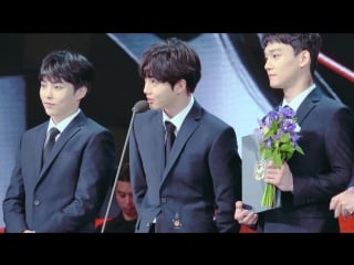 [fancam] 171103 korean popular culture & arts awards @ exo's suho