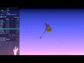 [codyumm] getting over it but the mountain is invisible modded getting over it with bennett foddy