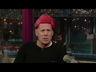 Брюс уиллис высмеивает lady gaga на шоу дэвида леттермана