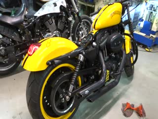 Sportster 883 колесо 260 приятно басит с перекатами