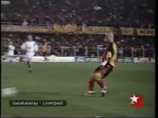 Ch l 01/02 galatasaray 1 1 liverpool fc (turk spiker)