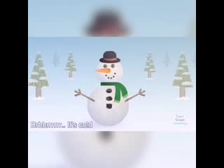 В нашем клубе пополнение в ряду снеговиков ещё один snowman готов ☃️ ⠀ делимся с вами нашей любимой песней про снеговика "i'm a