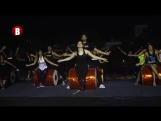 Tamannaah bhatia rehearsing for ipl 2018 opening ceremony