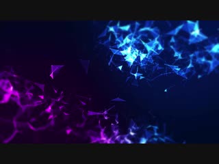 Абстрактные синие и фиолетовые треугольники / abstract blue and purple triangles