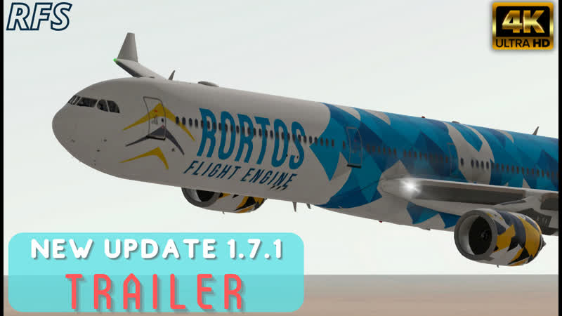 Rfs update 1 7 1 | new airbus a340 600 | trailer