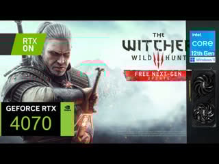 The witcher 3 | rtx 4070 | 1440p, ultra, rtx on / off, dlss on / off, fg on / off