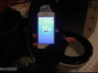 Shazaming a flushing toilet