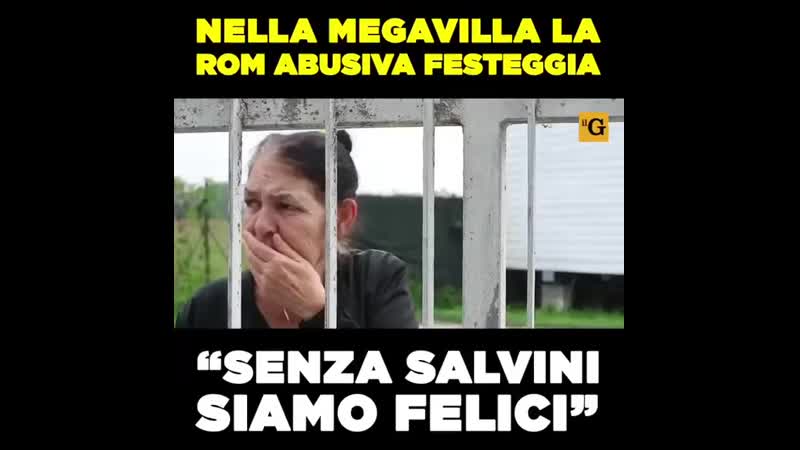 Rom nel villone abusivo a milano "senza salvini siamo felici"