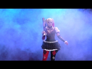 Anicon 2018 одиночное game дефиле #17 keyoko harley quinn (batman arkham knight)