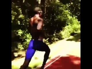 Бег running шикарная беговая дорожка