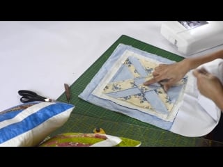 Aula em video de almofada em patchwork as flexas quilted patchwork pillow make a quilted pillow