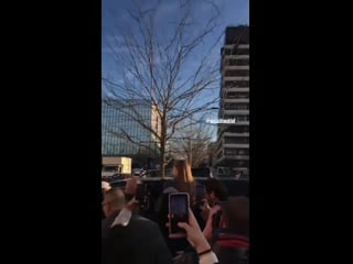 February 20 gigi hadid leaving the prada fw20 show in milan, italy