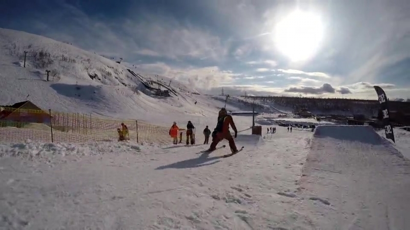 Khibiny snow practiceone sunny day инструкторы кировск / сноукайтинг kspschool