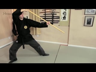 How to do bojutsu kamae basic postures ninjutsu lessons