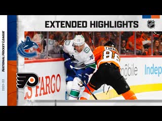 Vancouver canucks vs philadelphia flyers oct 15, 2021 highlights