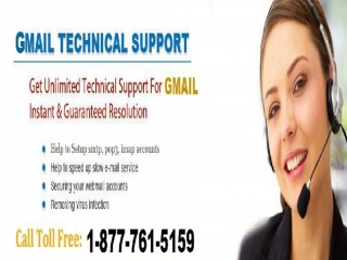 Grab the best in class troubleshooting service via 1 877 761 5159 gmail tech support number