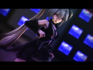 【mmd】hybrid「hagane haku and miku」