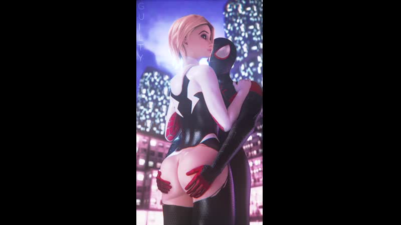 Awf spider gwen nude ass grab marvel by guilty