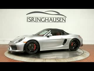 2016 porsche boxster spyder in gt silver metallic 152084