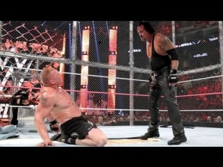 (wwe mania) hell in a cell 2015 brock lesnar vs the undertaker ( hell in a cell match)