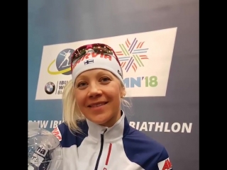 @biathlonfi @kmakarainen @olympicteamfi after a disappointing olympics, @kmakarainen kept on pushing hard and her perseverance w