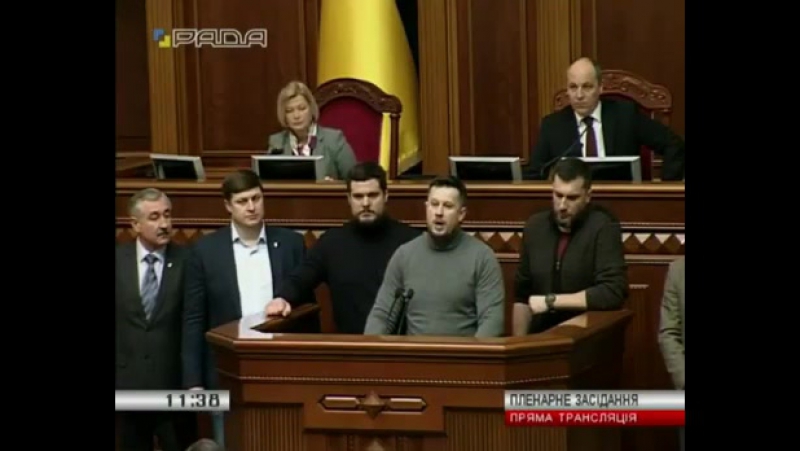 Андрей билецкий пригрозил переворотом, выступая в верховной раде