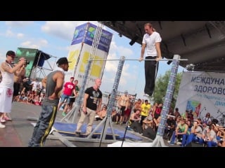 Bb on fb epi#33 workout fest 2k13 bar barian muscle ups