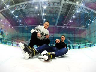 Freestyle ice(porn) skating / кокшетау, бурабай