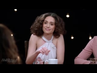 Emmy rossum on directing, equal pay auditioning in a bikini close up with thr